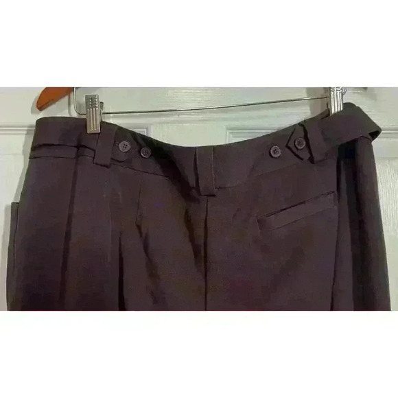 Lane Bryant Houston Trouser Pants Size 18 Plus Size Wide Leg Style Burgundy - Picture 5 of 9